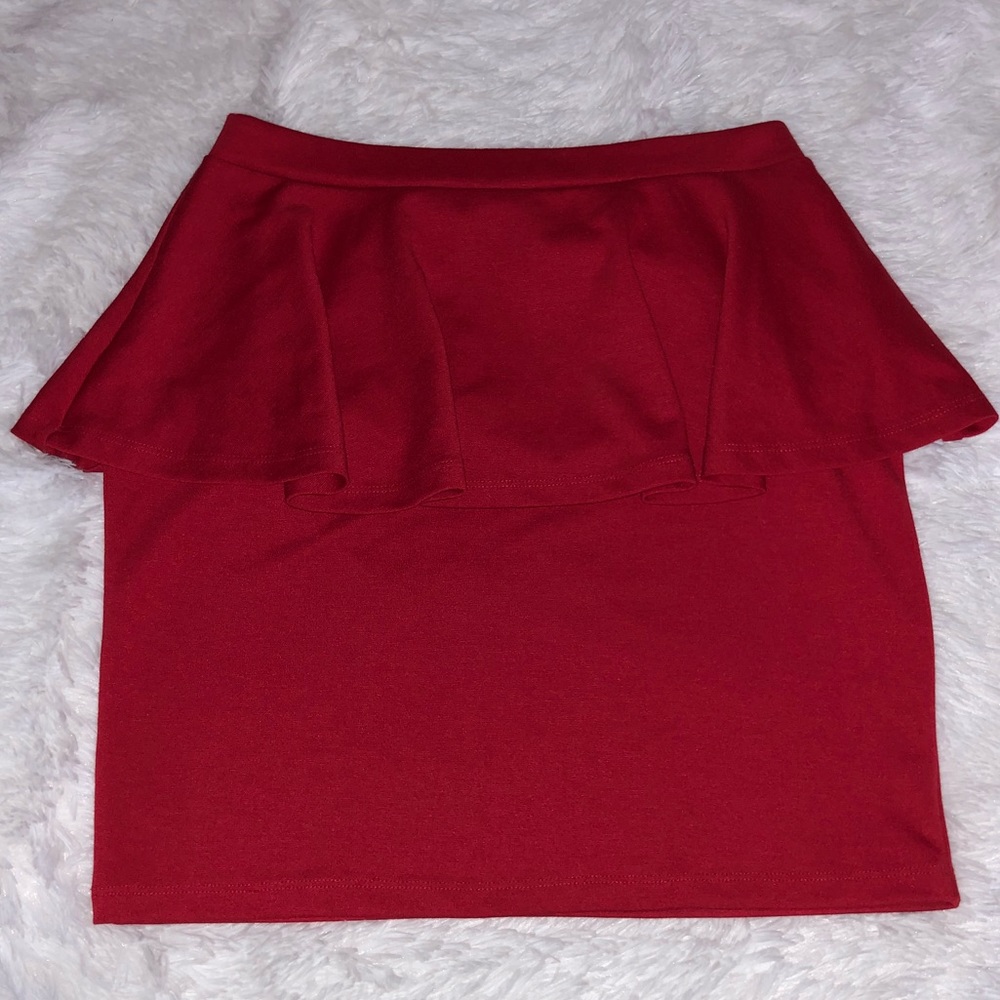 Forever21 Ruffle pleat mini skirt